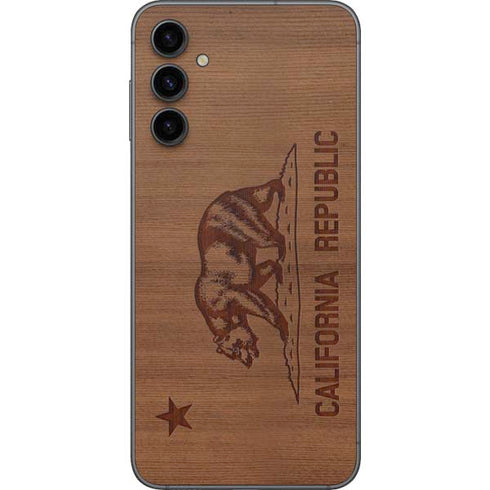 California Wood Flag Galaxy A14 5G Skin